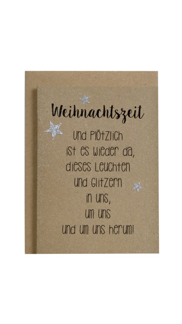 Weihnachtskarte Weihnachtszeit
