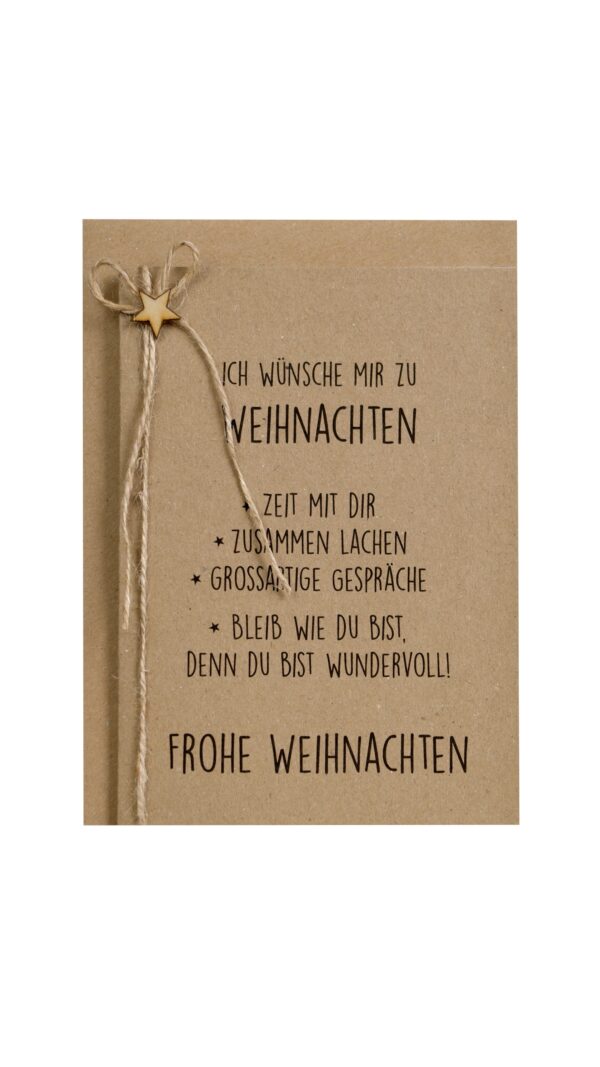 Weihnachtskarte Frohe Weihnachten