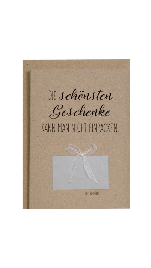 Weihnachtskarte Geschenk