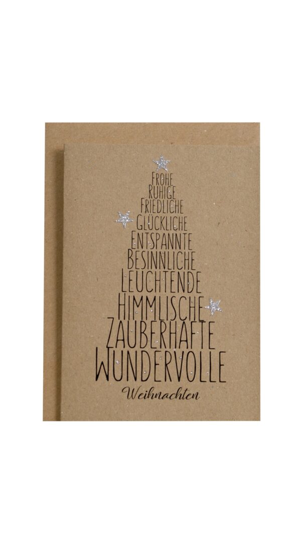 Weihnachtskarte Tannenbaum