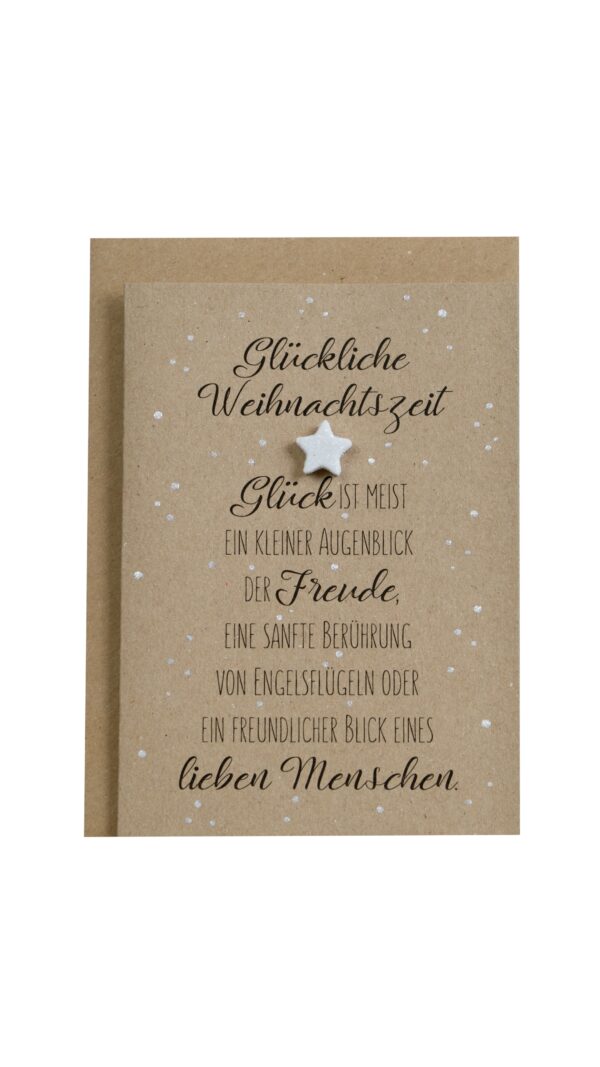 Weihnachtskarte Glückliche Weihnachtszeit
