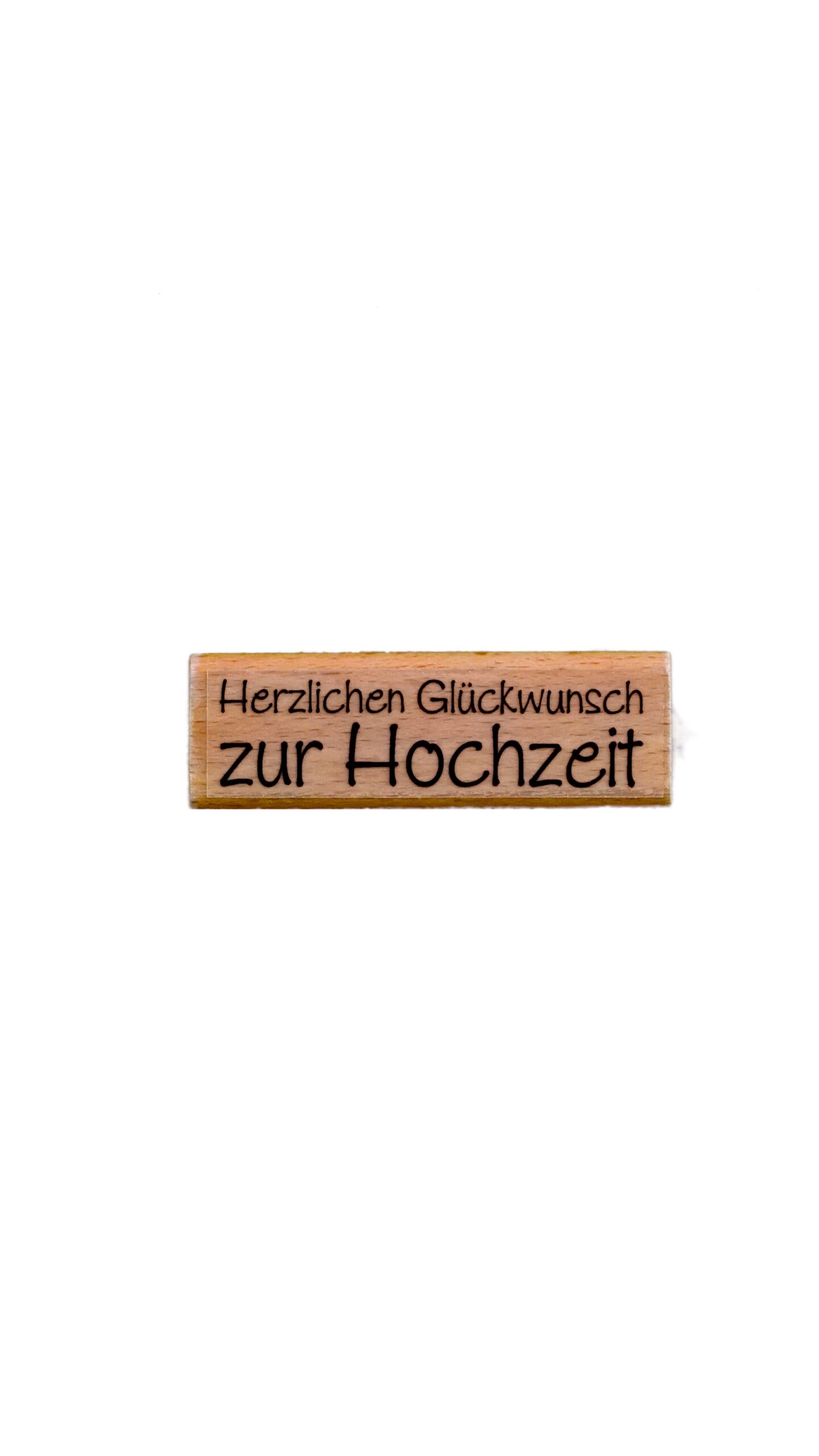 Einzelstempel Glückwunsch zur Hochzeit