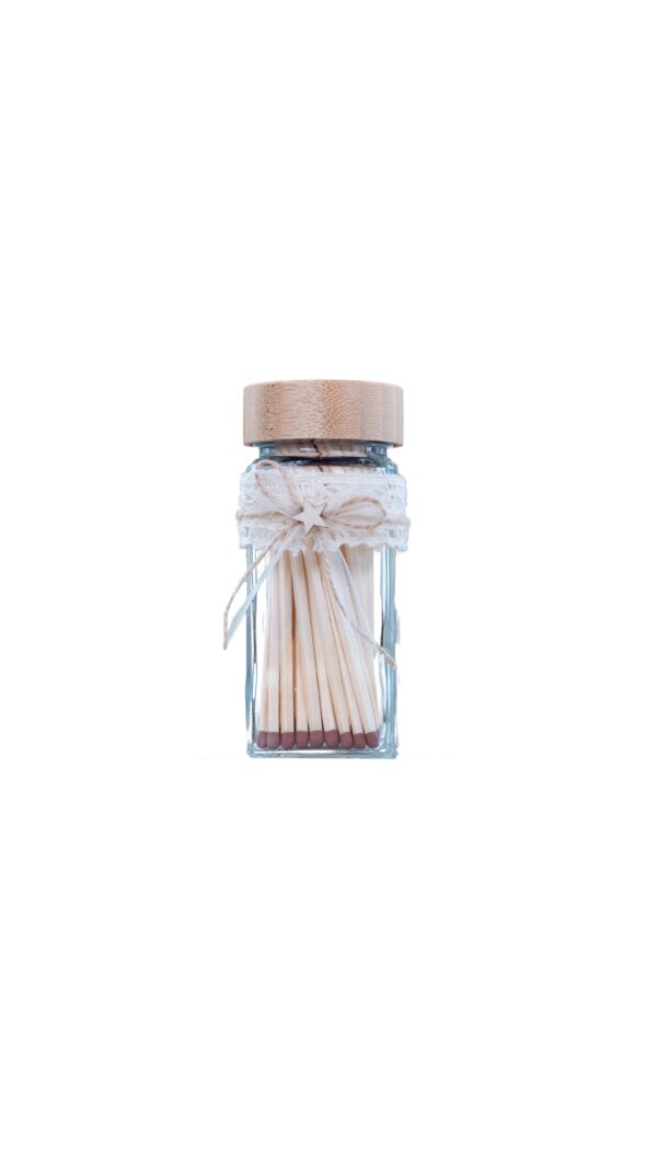 Geschenkartikel Streichhölzer im Glas Stern – Bild 2