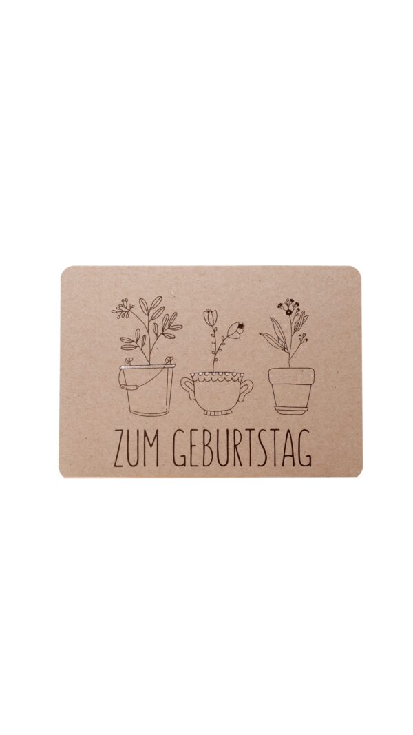 Postkarten Set Blumen – Bild 3