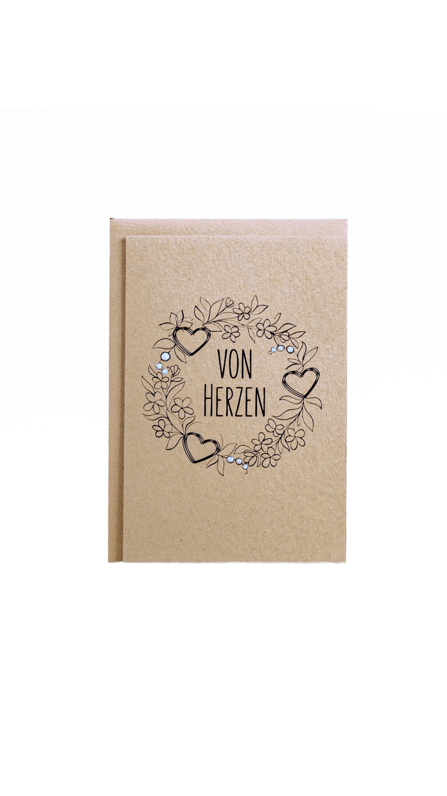 Mini-Karte von Herzen